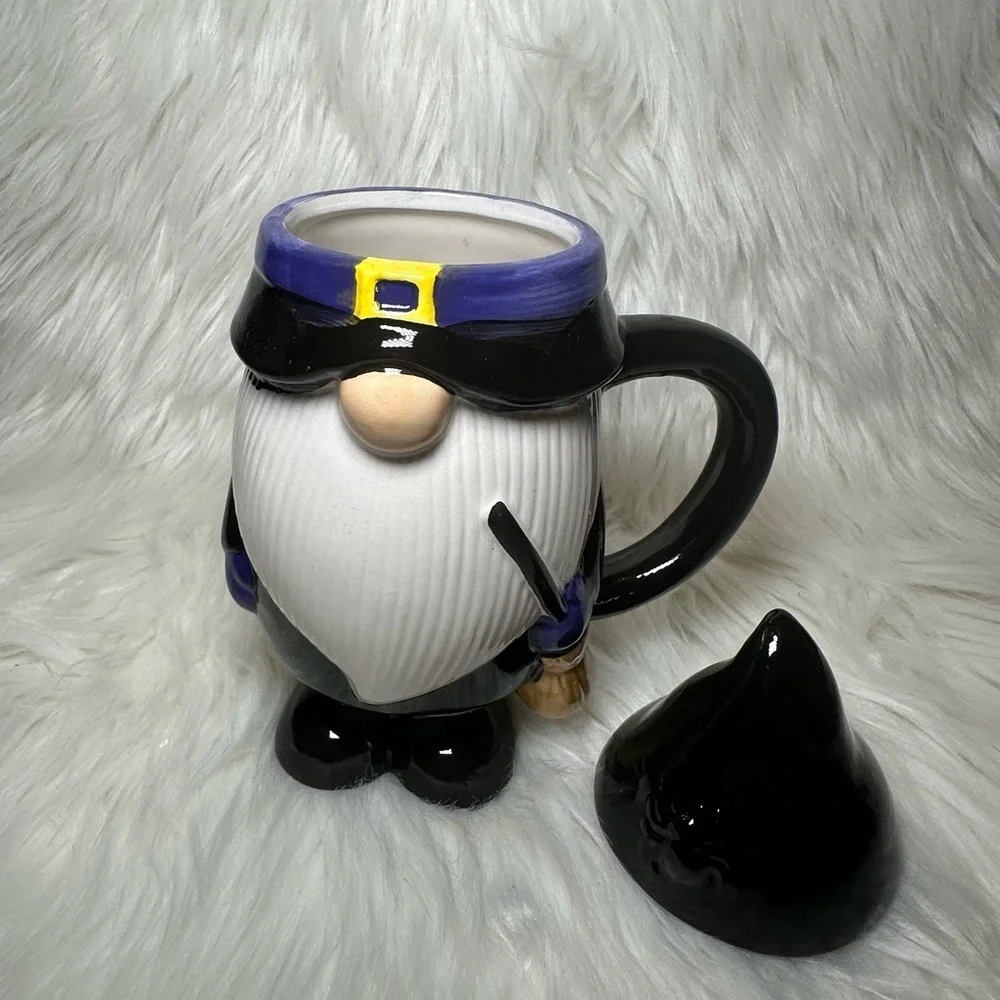 Black and White Gnome Mug